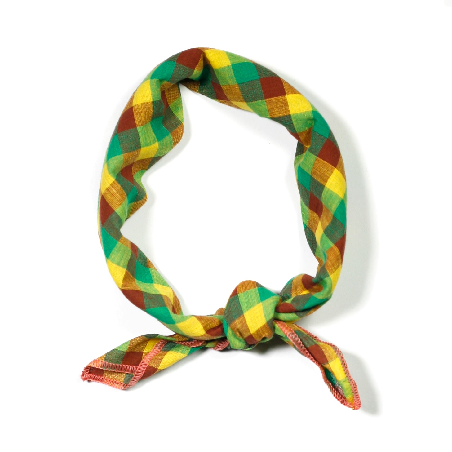 Bandana: Heatwave Multi-color Gingham Cloth Accessory