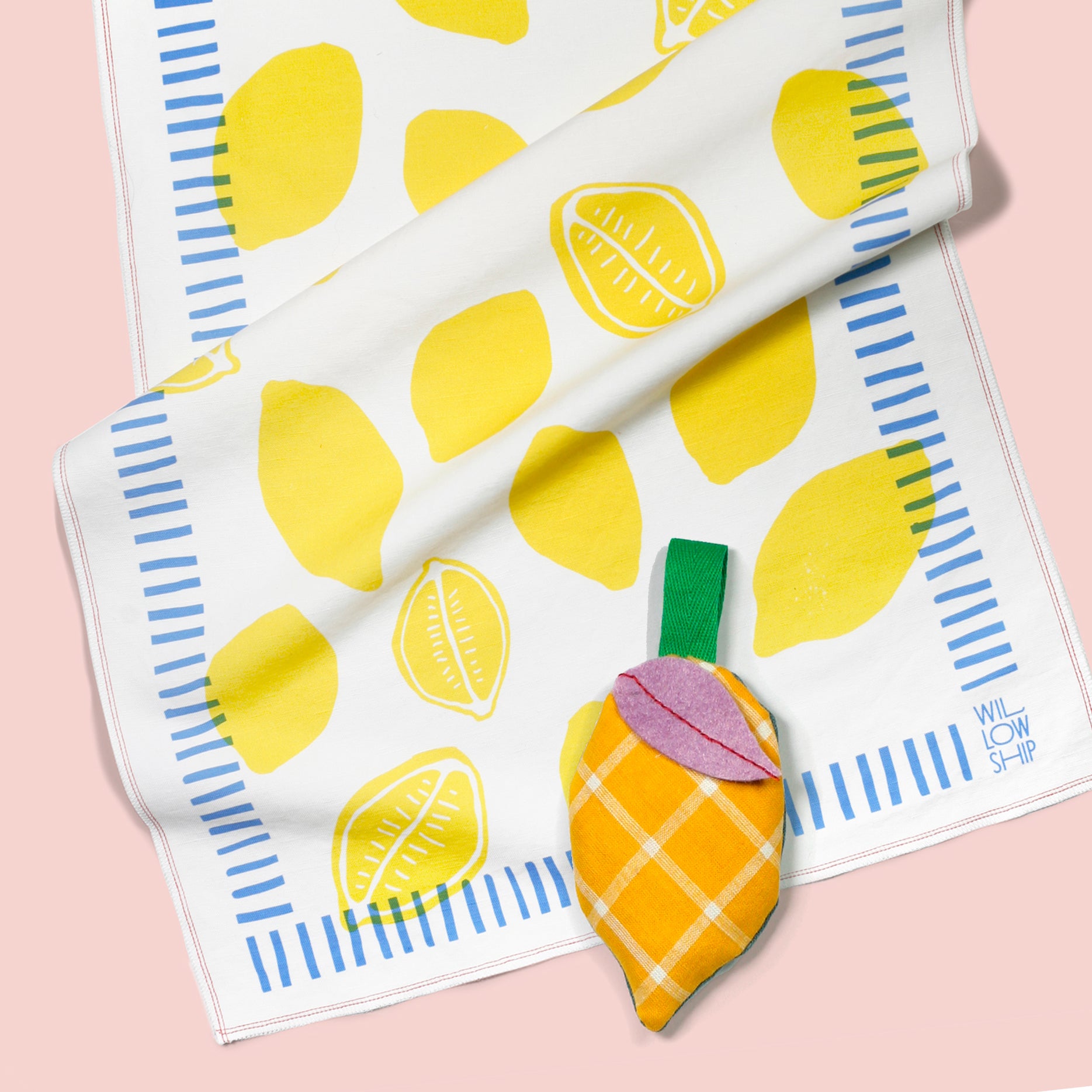 Lemon Love Gift Set - Tea Towel & Lavender Sachet