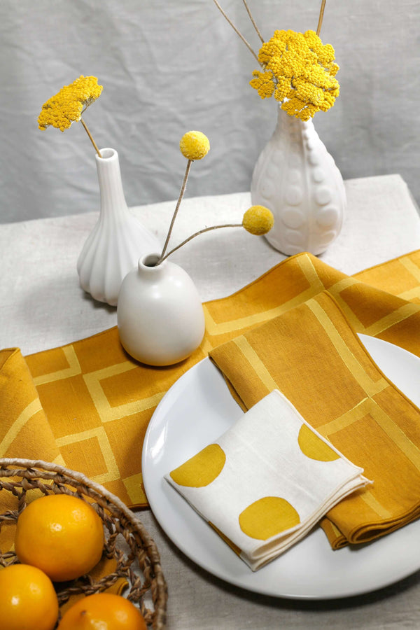 Sunshine Yellow Napkin Set - Set of 2 or 4